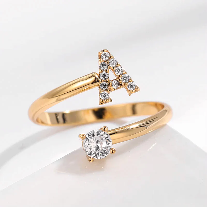 Zirkonia Buchstaben Ring - Image 6