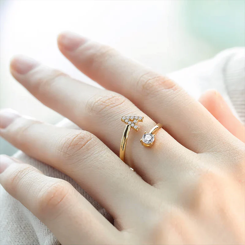 Zirkonia Buchstaben Ring - Image 8