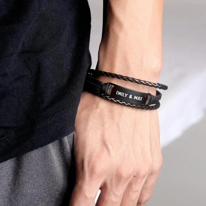 Personalisiertes Armband mit Ankerverschluss - An meinen Mann - Image 11