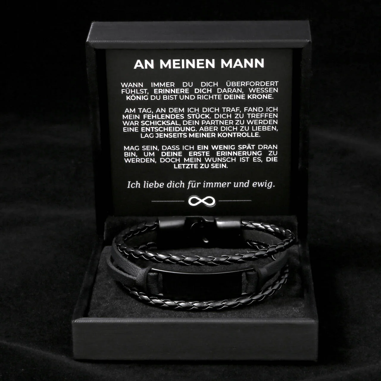 Personalisiertes Armband mit Ankerverschluss - An meinen Mann - Image 12