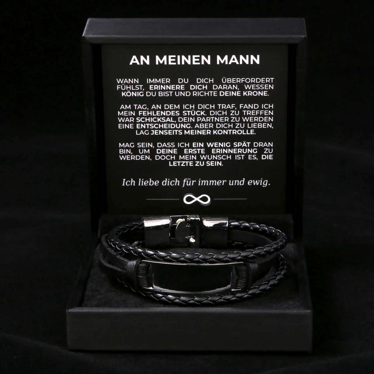 Personalisiertes Armband mit Ankerverschluss - An meinen Mann - Image 13