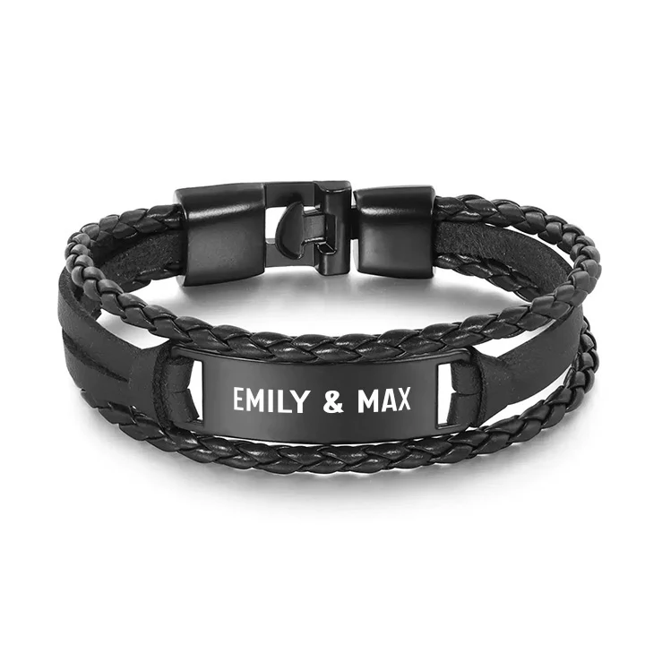 Personalisiertes Armband mit Ankerverschluss - An meinen Mann - Image 5