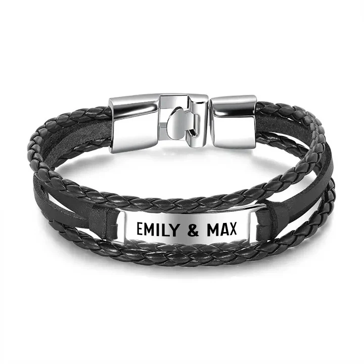 Personalisiertes Armband mit Ankerverschluss - An meinen Mann - Image 6