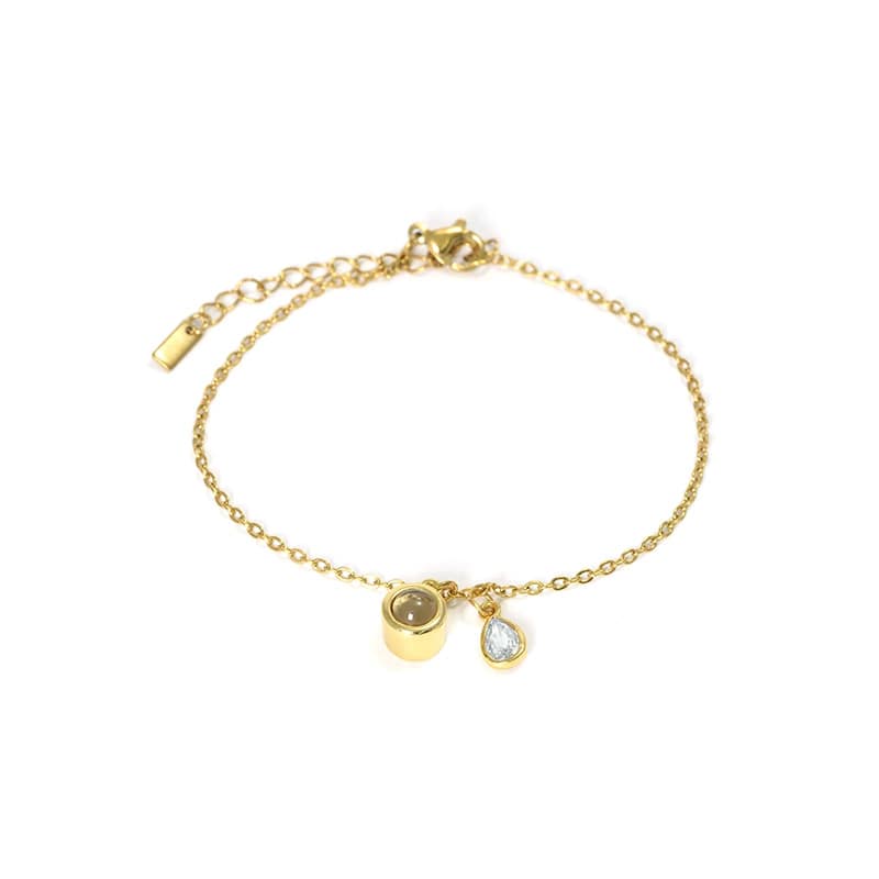 Personalisiertes Geburtsstein-Schiebe-Armband - Image 3