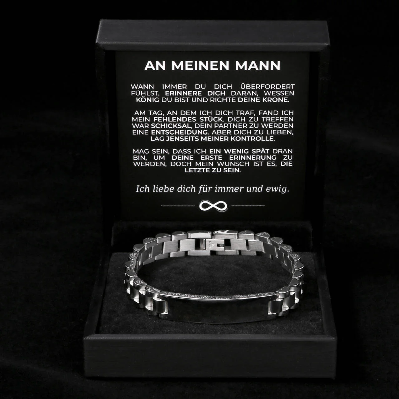 Personalisiertes Gliederarmband Armband - "An meinen Mann" - Image 20