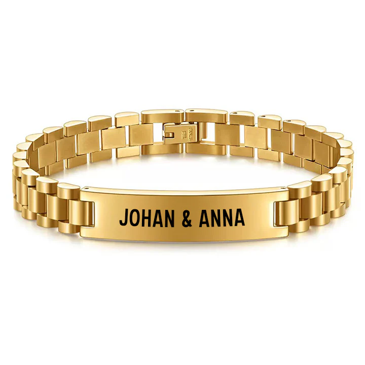 Personalisiertes Gliederarmband Armband - "An meinen Mann" - Image 9