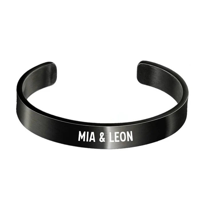 Personalisiertes Männer Armreif - "An meinen Mann" - Image 9