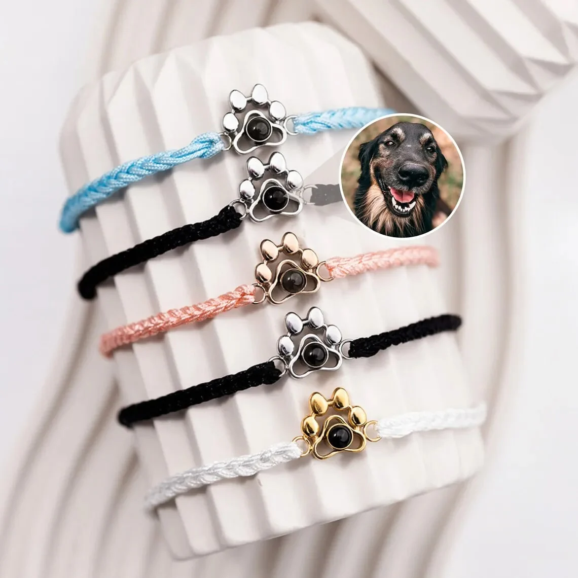 Personalisiertes Pfoten Armband mit Foto - Image 4