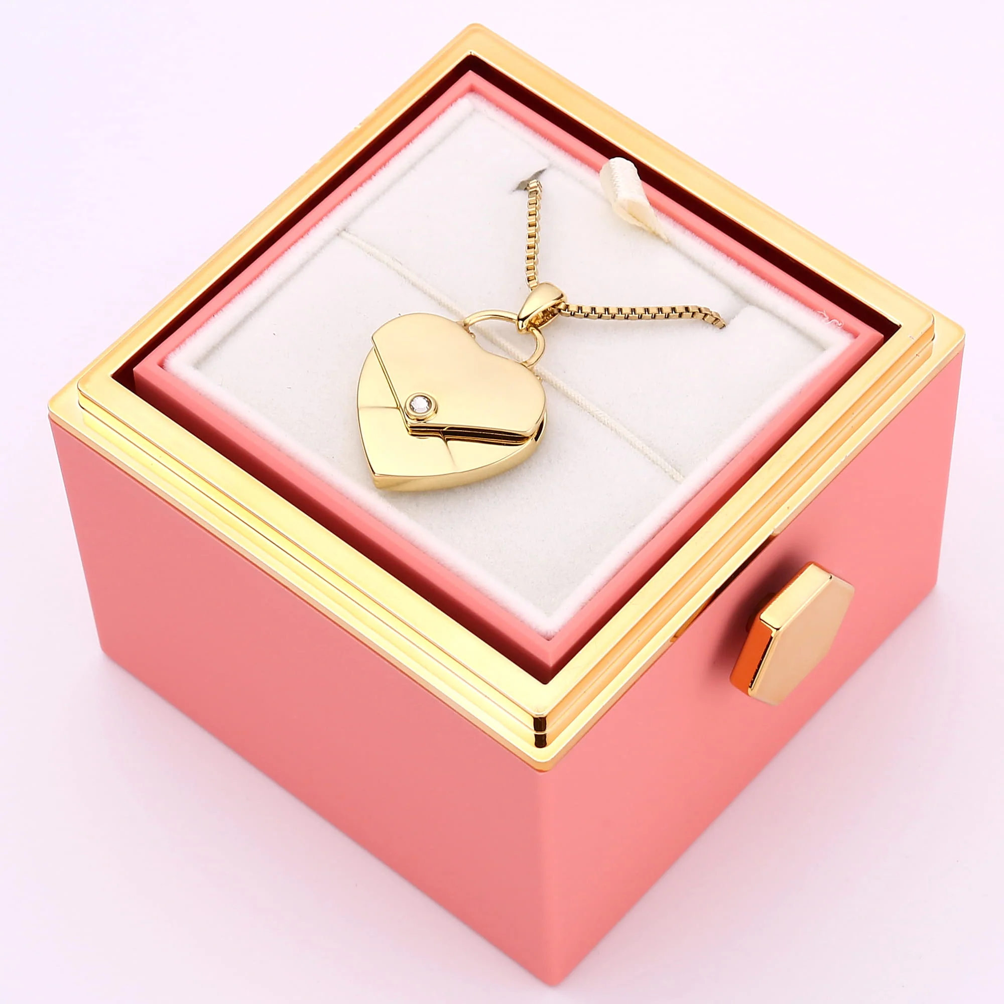 Rosenbox mit Herzkette mit Gravur - Image 26