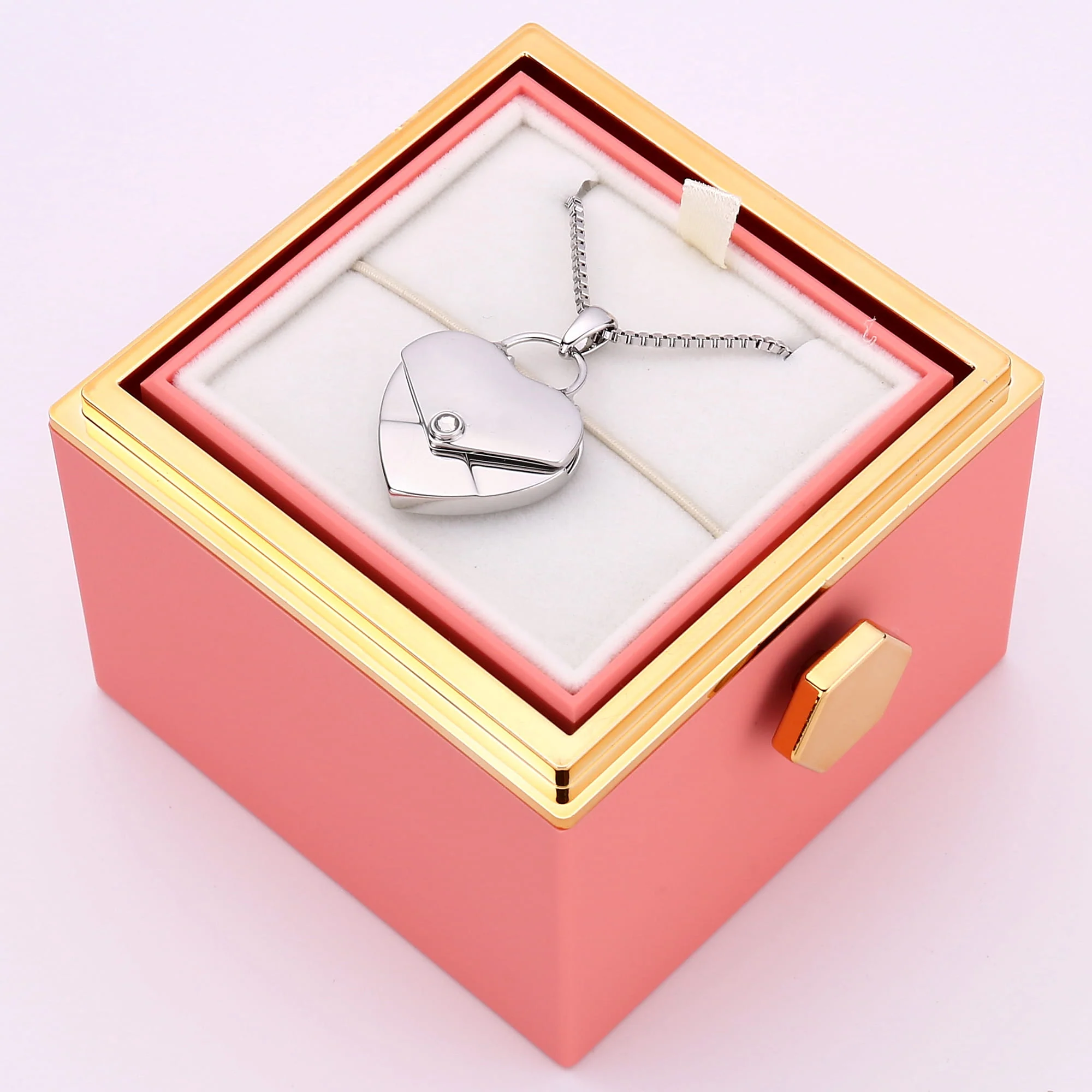 Rosenbox mit Herzkette mit Gravur - Image 27