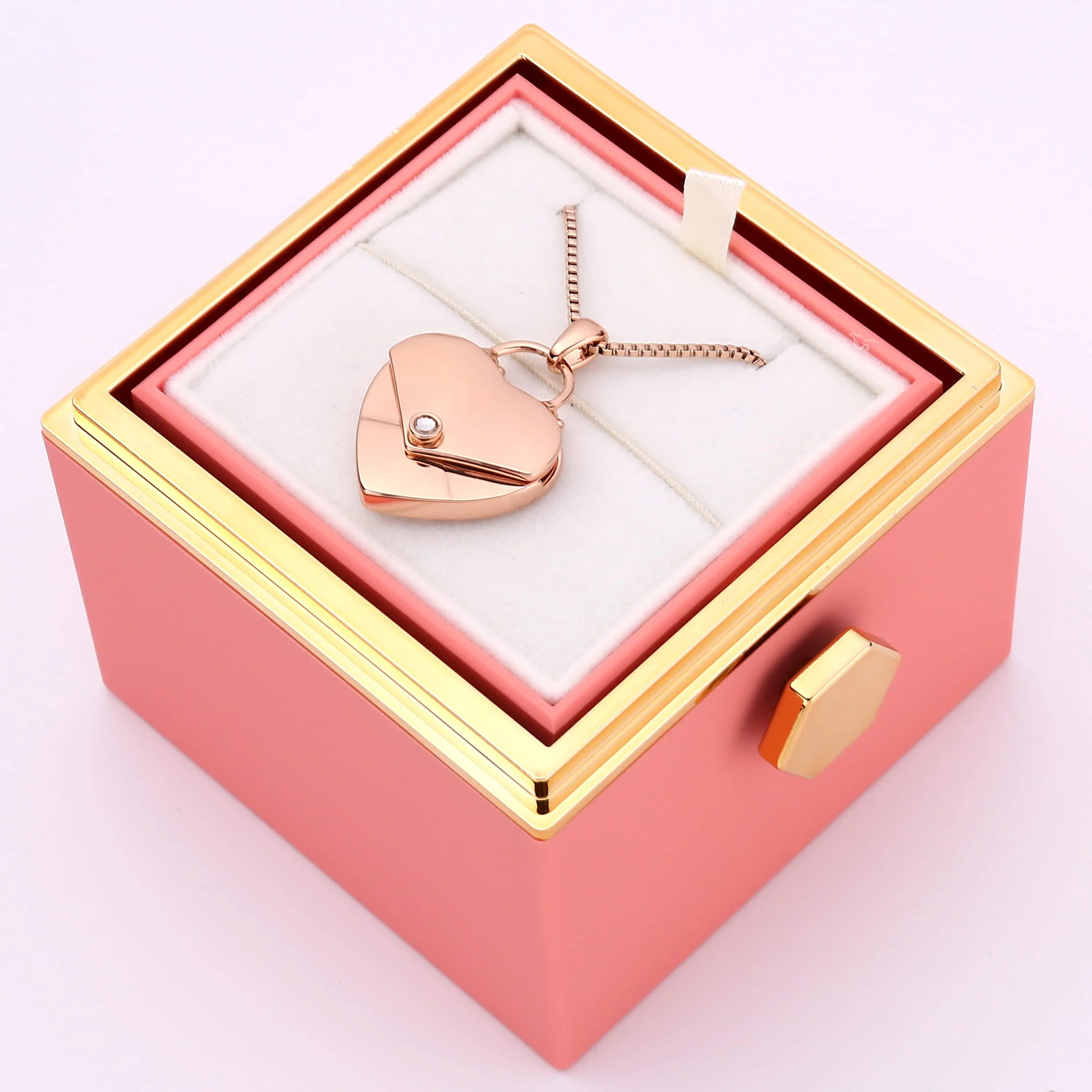 Rosenbox mit Herzkette mit Gravur - Image 28