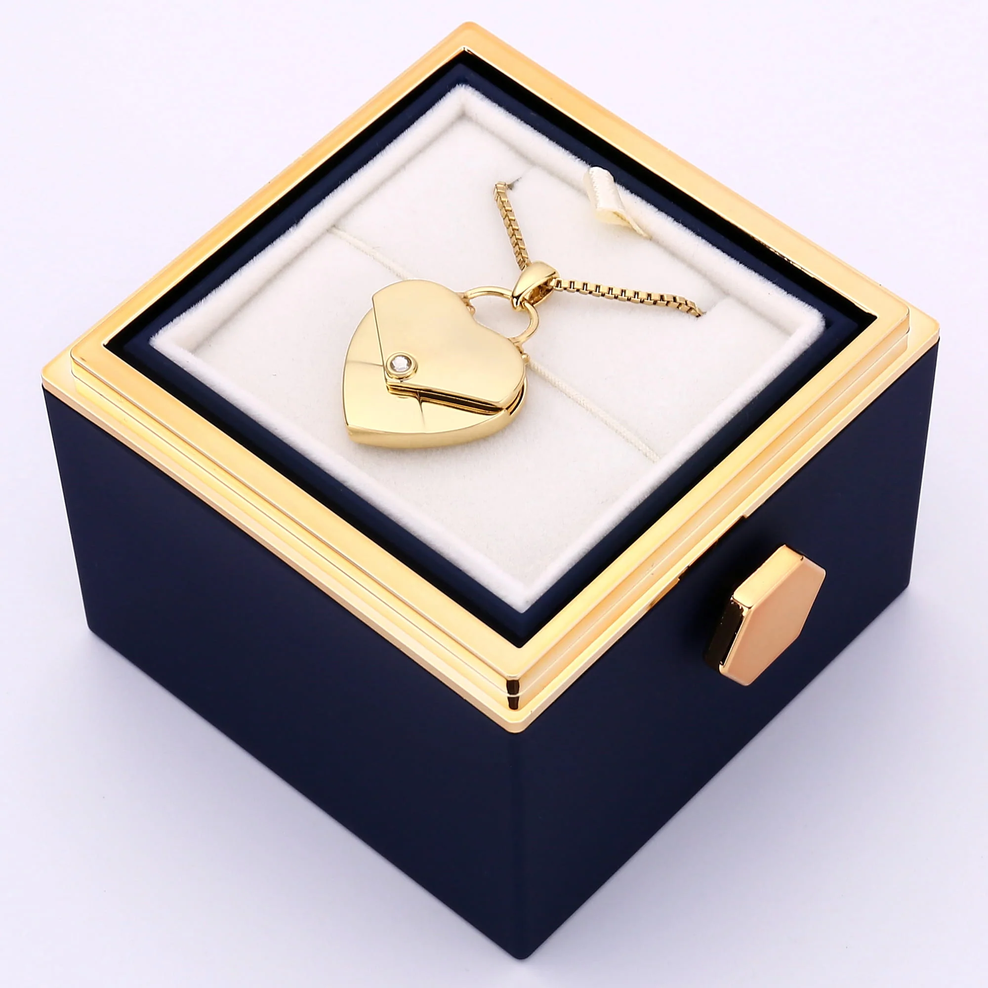 Rosenbox mit Herzkette mit Gravur - Image 29