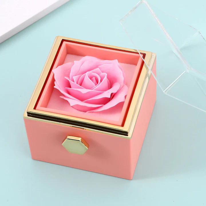 Rosenbox mit Herzkette mit Gravur - Image 34