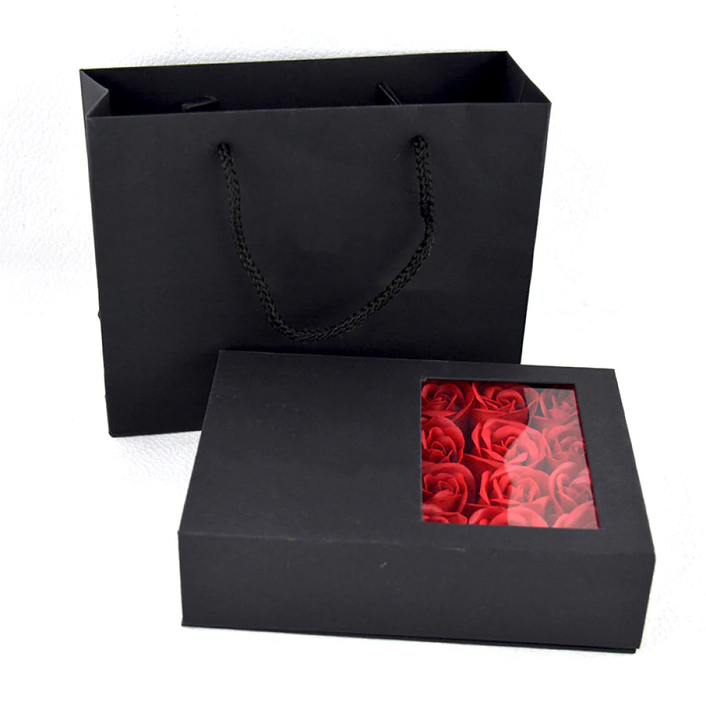 Rosenbox mit Notiz - Weißgold Ausführung Kreis Halskette - An meinen Schatz - Image 12