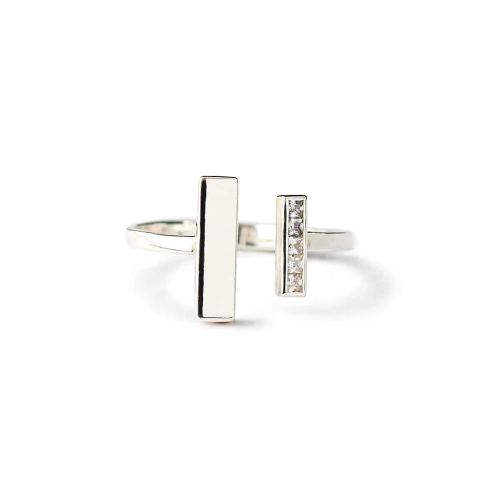 S925 Sterling Silber - "Durch Dick & Dünn" Ring