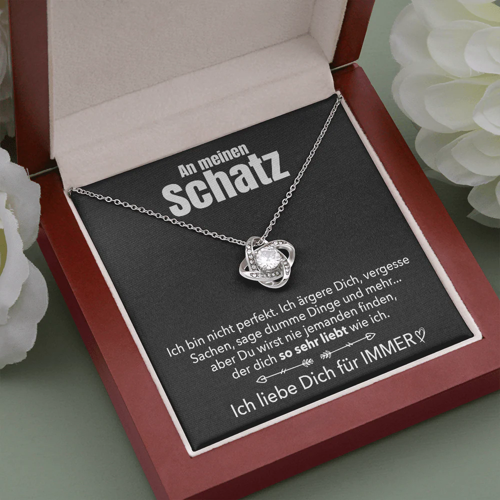 S925 Sterling Silber Halskette - An meinen Schatz - Perfekt (Silver) - Image 10