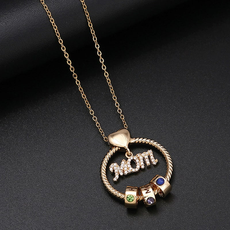 S925 Sterling Silber - Mama Liebeskette mit Beads - Image 5