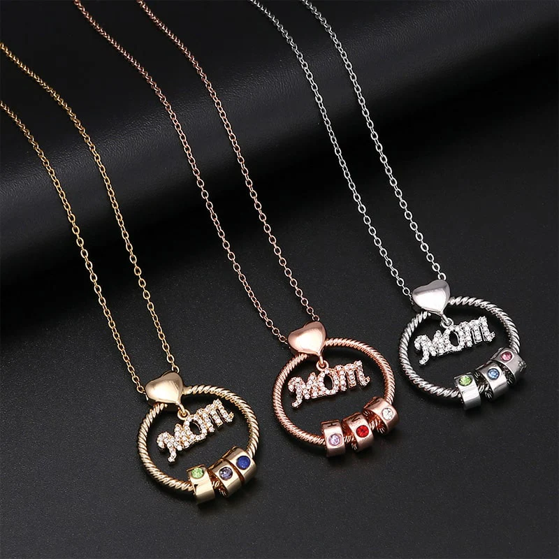 S925 Sterling Silber - Mama Liebeskette mit Beads - Image 7
