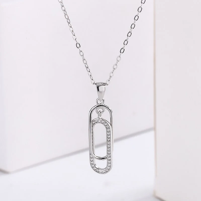S925 Sterling Silber Halskette - Für Immer Verbunden