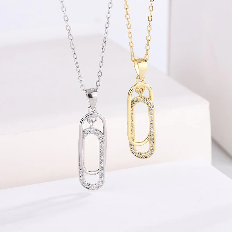 S925 Sterling Silber Halskette - Für Immer Verbunden - Image 3
