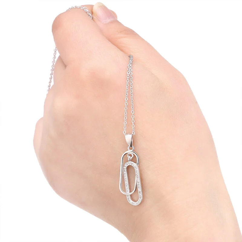 S925 Sterling Silber Halskette - Für Immer Verbunden - Image 6