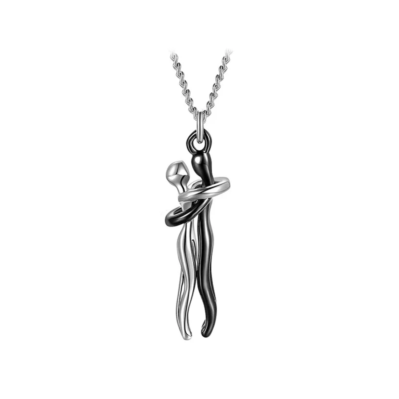 S925 Sterling Silber - Umarmungs-Halskette - Image 2