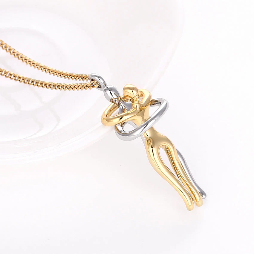 S925 Sterling Silber - Umarmungs-Halskette - Image 6