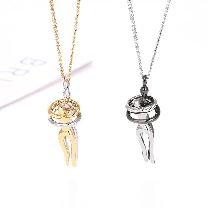 S925 Sterling Silber - Umarmungs-Halskette - Image 8