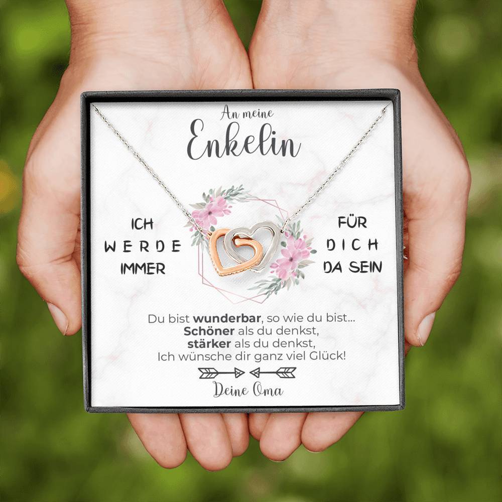 Silber Ausführung Halskette - An meine Enkelin von Oma - Image 5