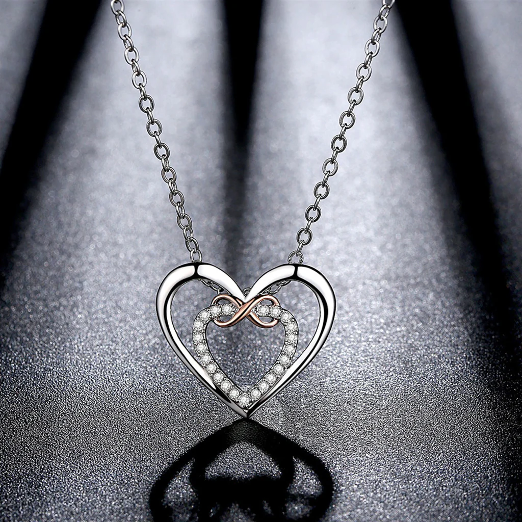 S925 Sterling Silber Herz Halskette - An meine Enkelin - Image 11