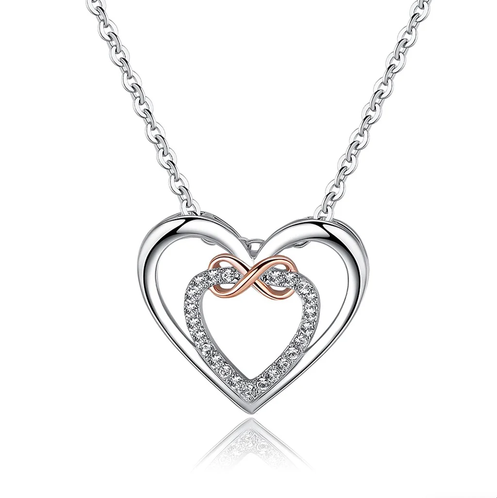 S925 Sterling Silber Herz Halskette - An meine Enkelin - Image 12