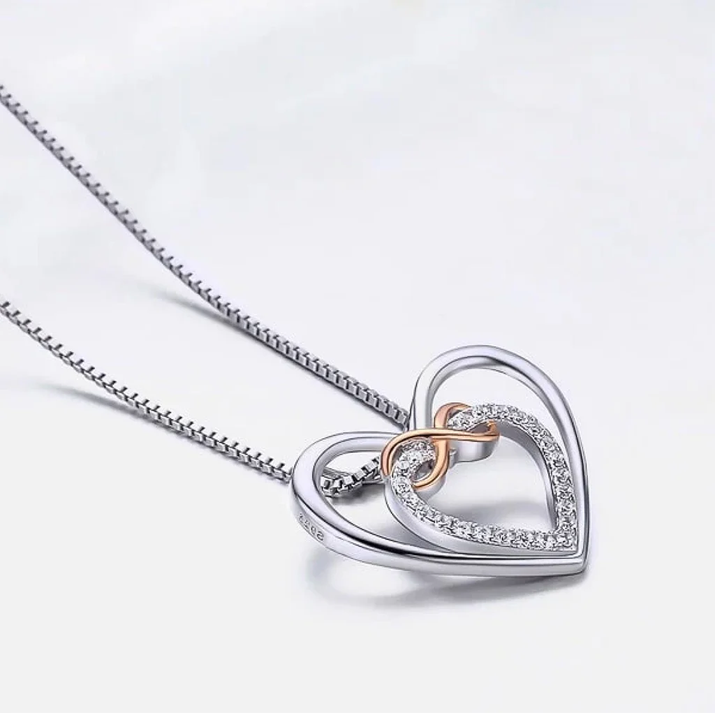 S925 Sterling Silber Herz Halskette - An meine Enkelin - Image 13