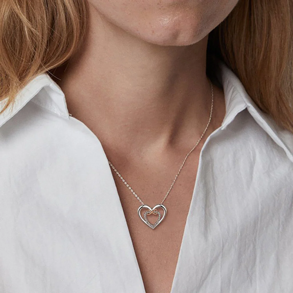 S925 Sterling Silber Herz Halskette - An meine Enkelin - Image 3