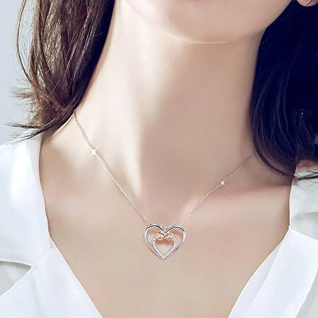S925 Sterling Silber Herz Halskette - An meine Enkelin - Image 7