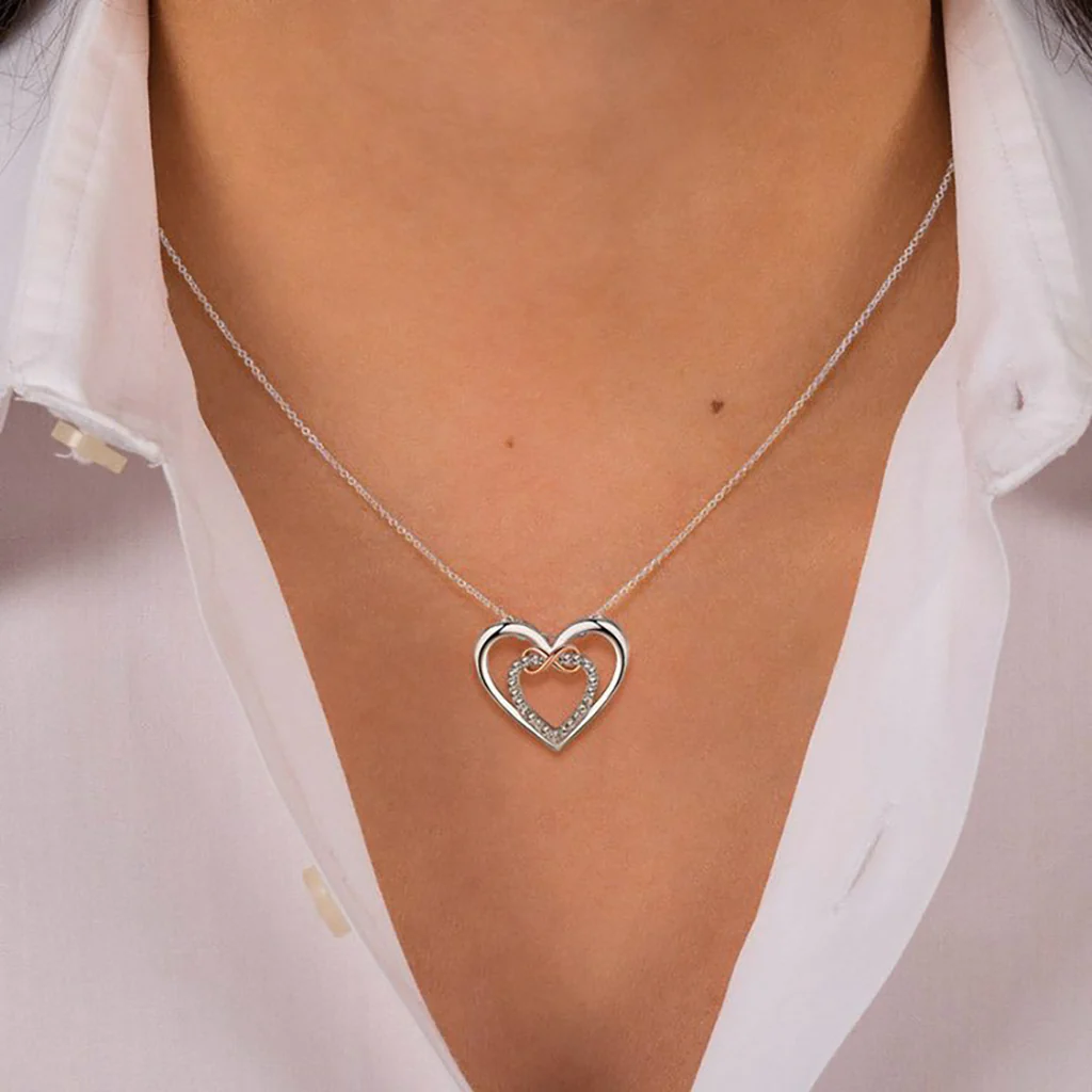 S925 Sterling Silber Herz Halskette - An meine Enkelin - Image 9