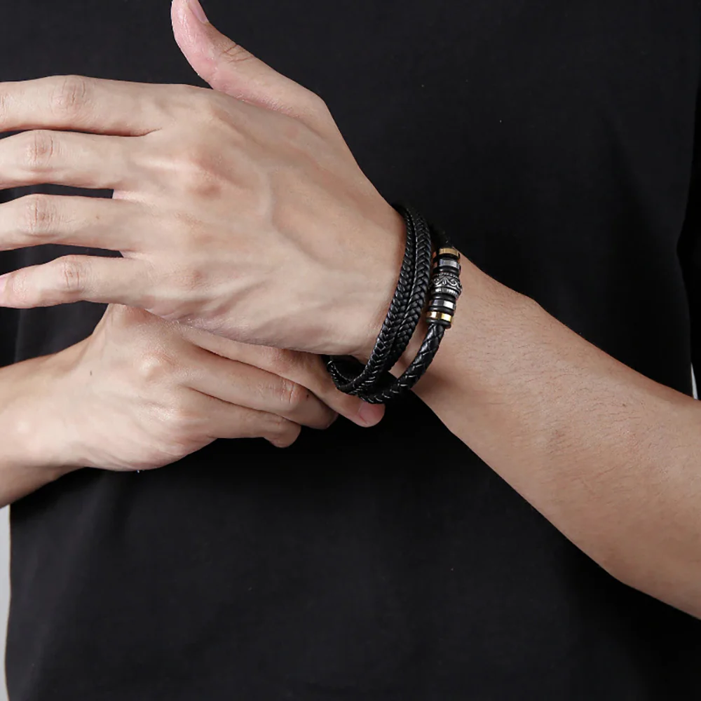 An meinen Sohn - Ich liebe dich - Herren Lederarmband - Image 10