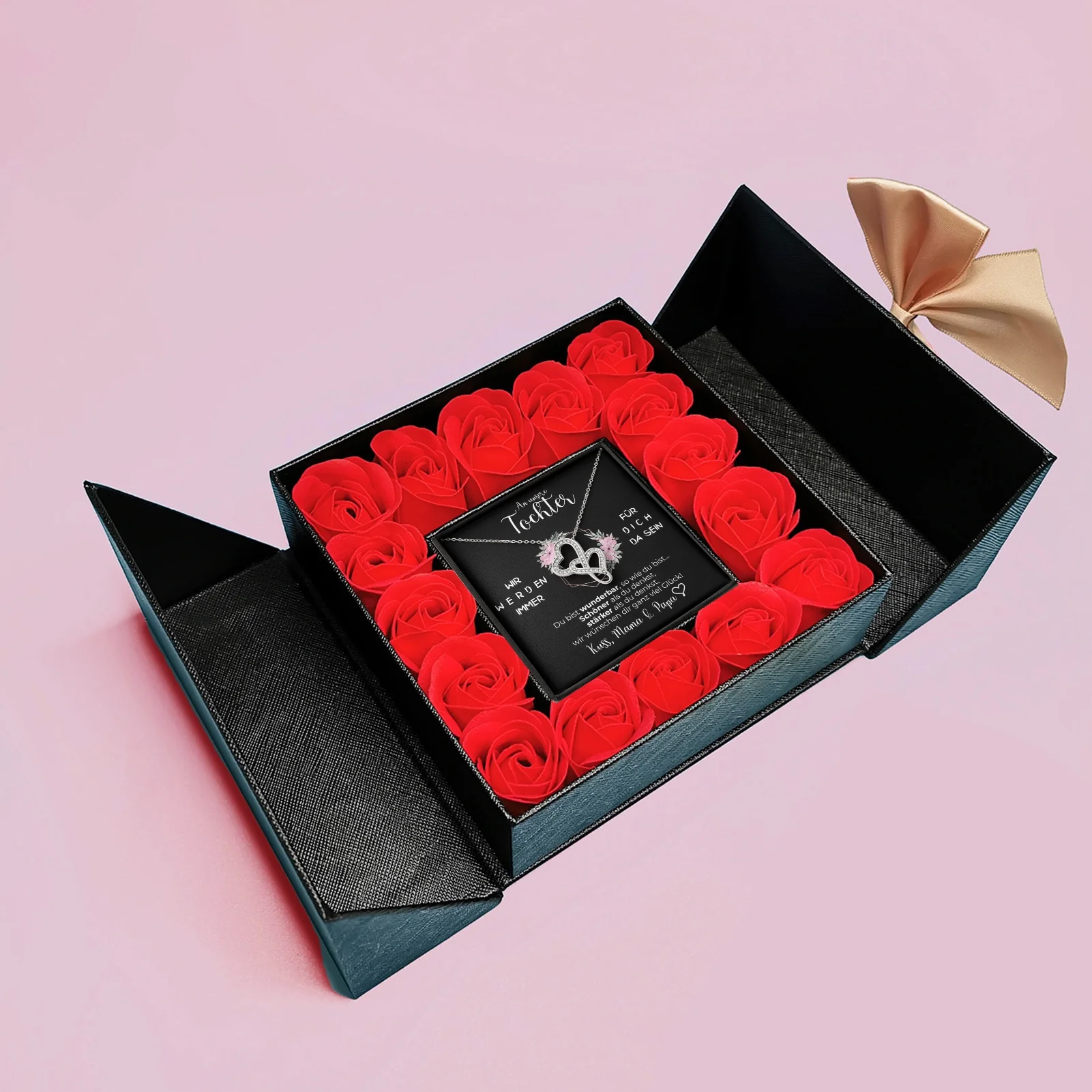 Aufklappbare Rosenbox - An meine Tochter von Mama & Papa - Image 12