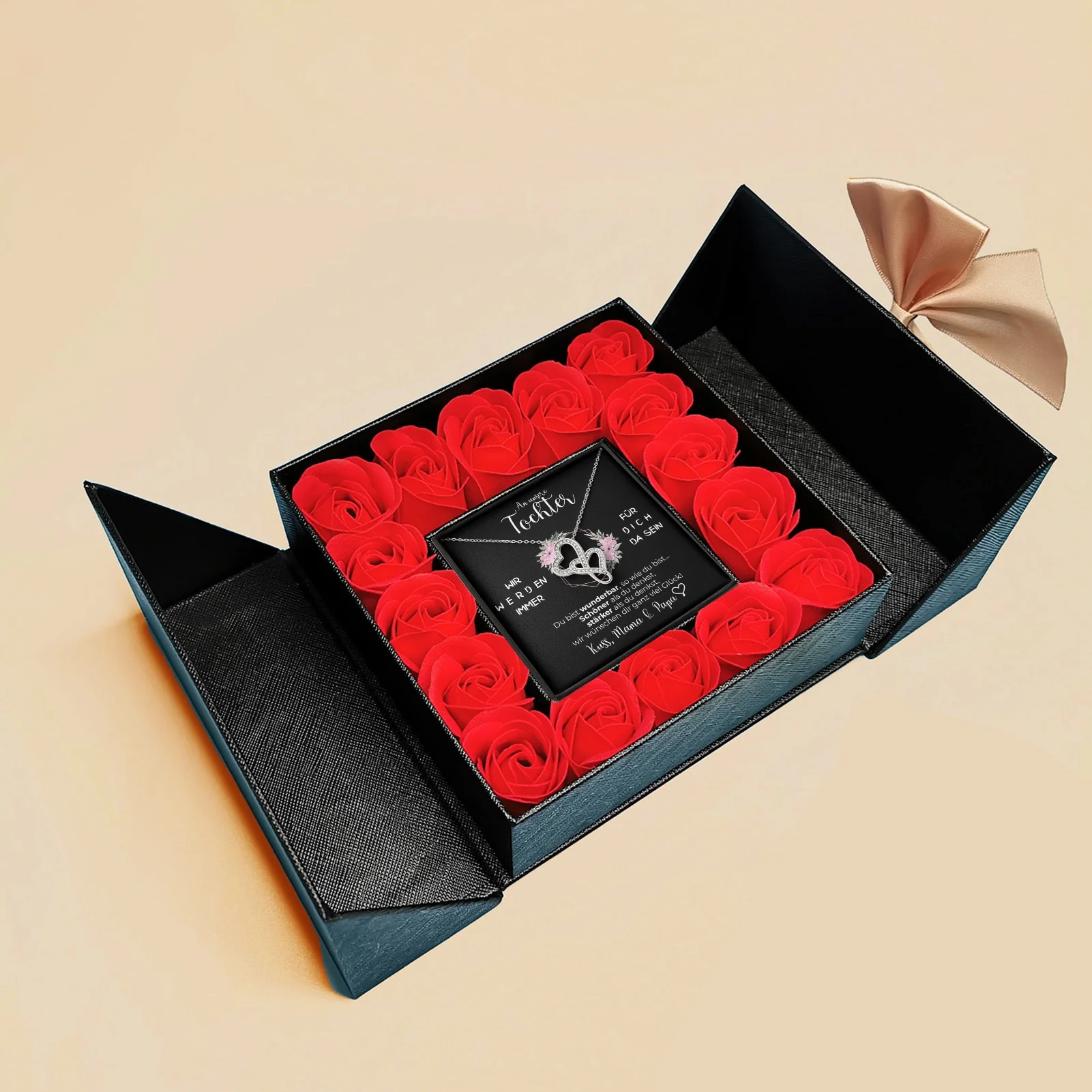 Aufklappbare Rosenbox - An meine Tochter von Mama & Papa - Image 16