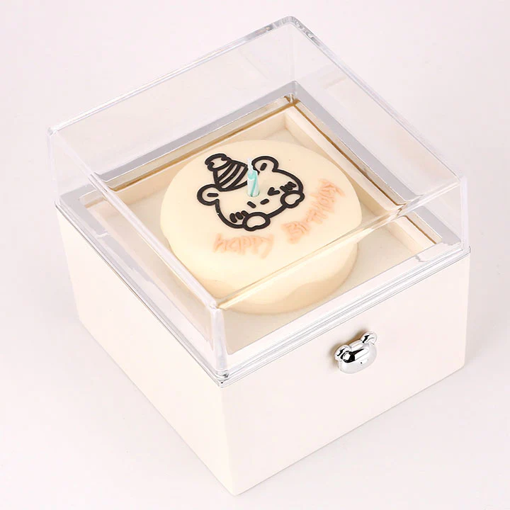 Überraschung-Rosenbox mit 14k Herz-Herzkette & Notiz - Image 16