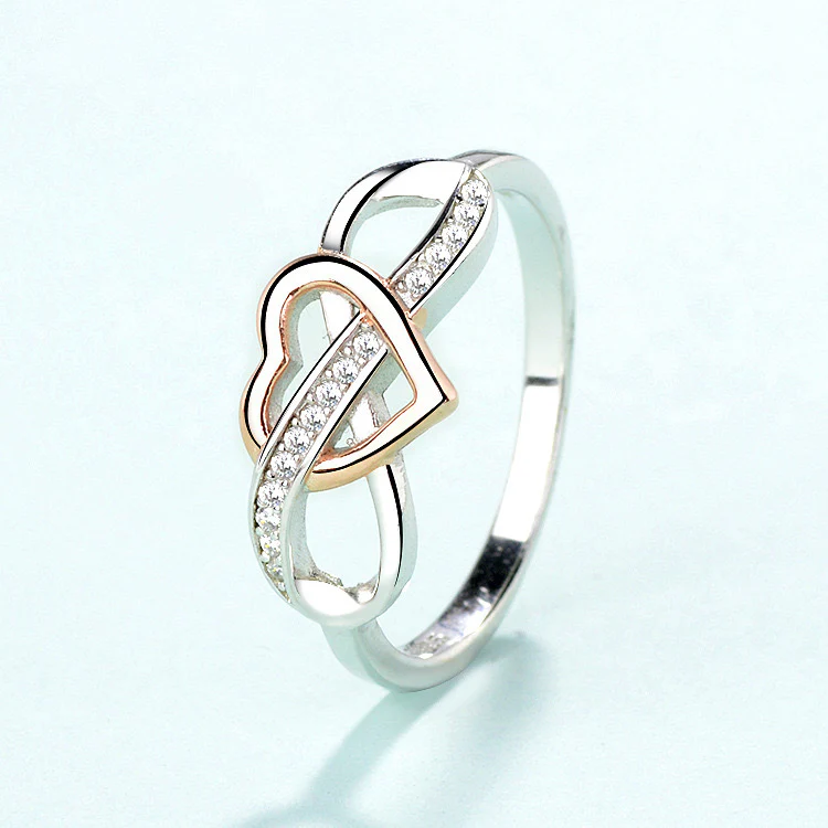 Unendlichkeit Ring - 925 Sterling Silber - Image 4
