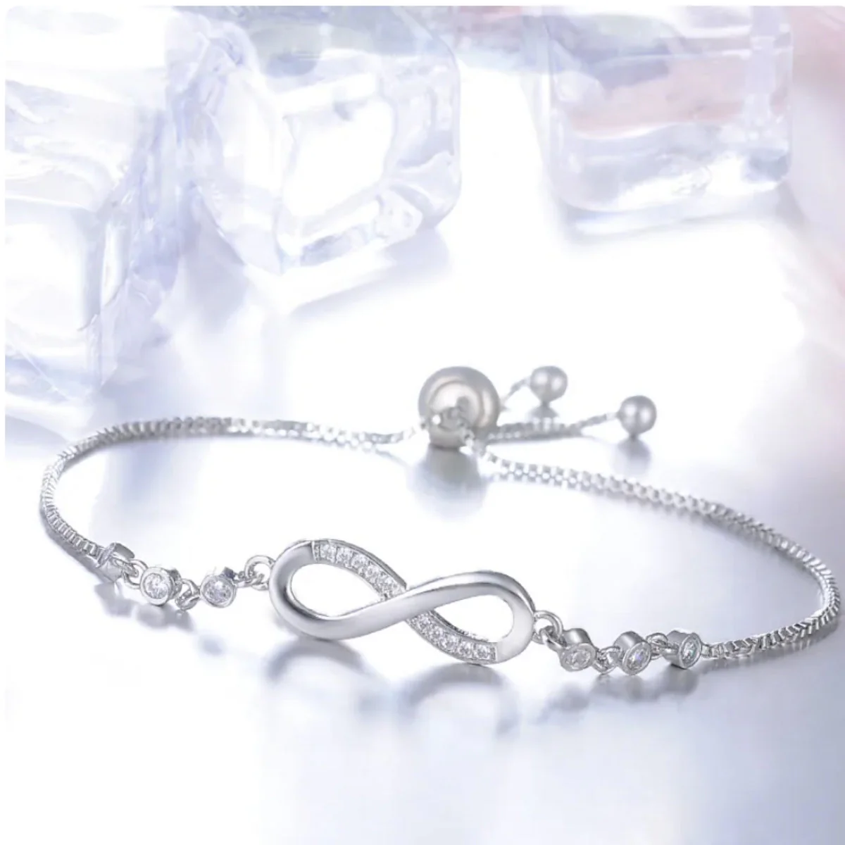 925 Sterling Silber - Unendlichkeitsarmband - Image 4