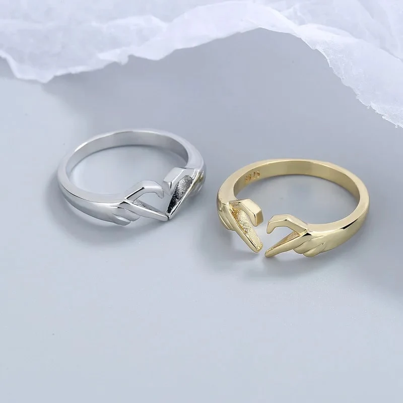 Verstellbarer "Herzfinger" Ring - Image 3