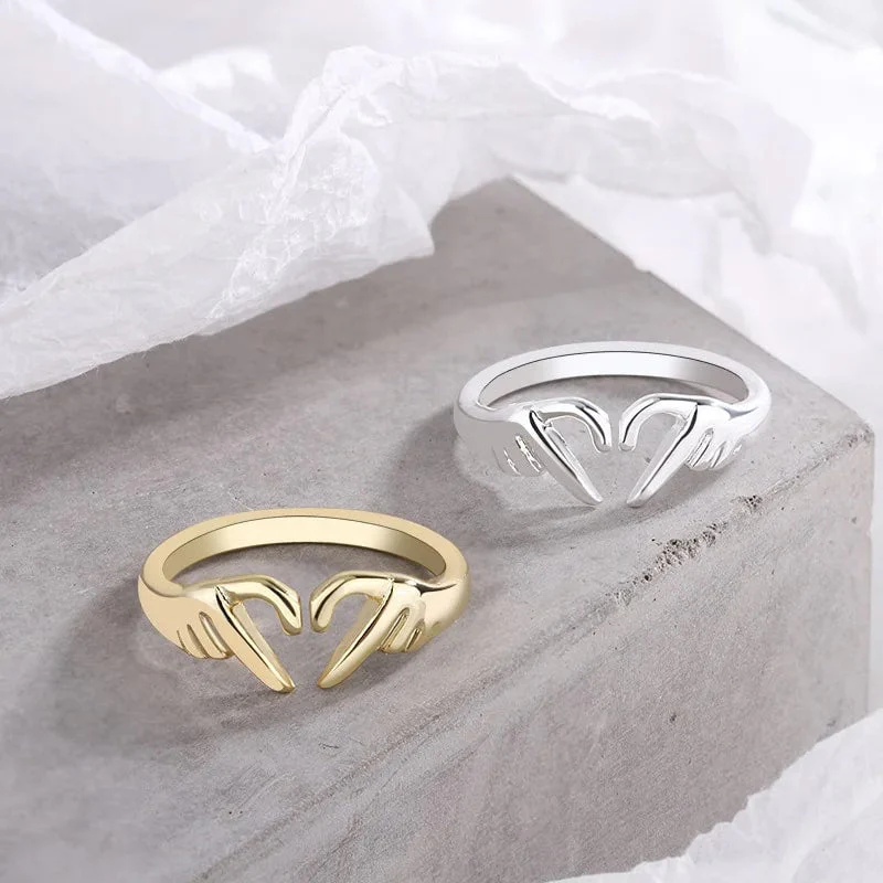 Verstellbarer "Herzfinger" Ring - Image 4