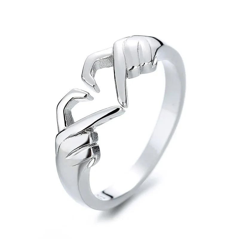 Verstellbarer "Herzfinger" Ring - Image 5