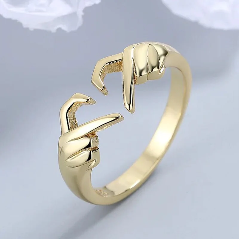 Verstellbarer "Herzfinger" Ring - Image 6