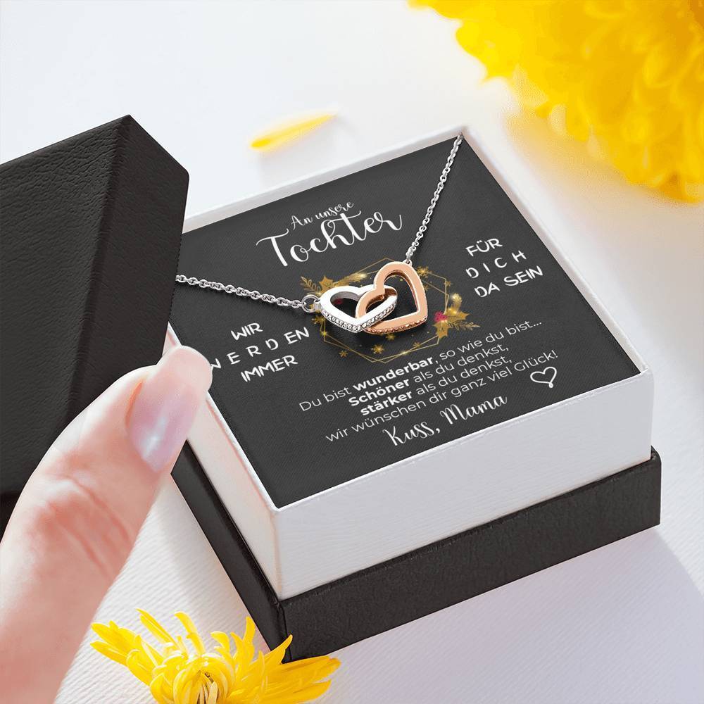 Silber Ausführung Halskette - An meine Tochter von Mama - Weihnachtsgeschenk - Image 3