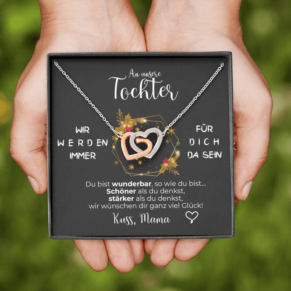 Silber Ausführung Halskette - An meine Tochter von Mama - Weihnachtsgeschenk - Image 4