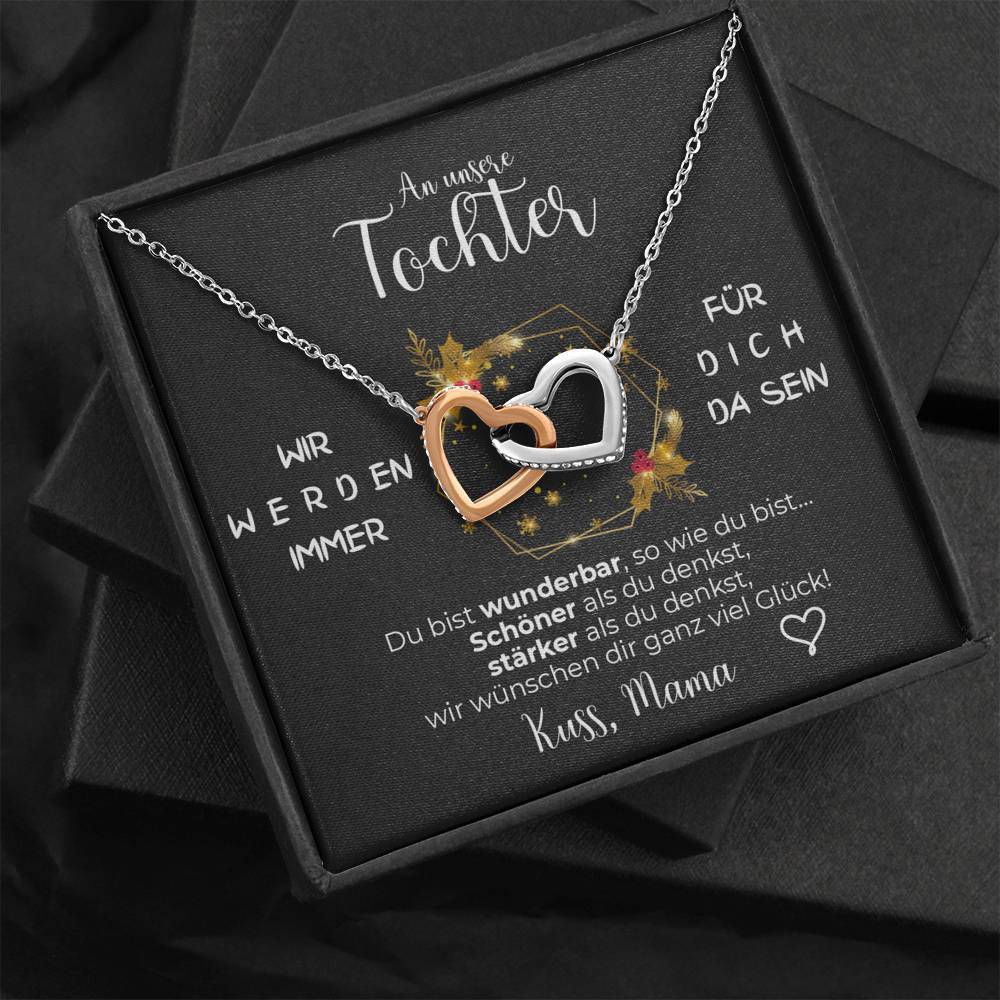 Silber Ausführung Halskette - An meine Tochter von Mama - Weihnachtsgeschenk - Image 5