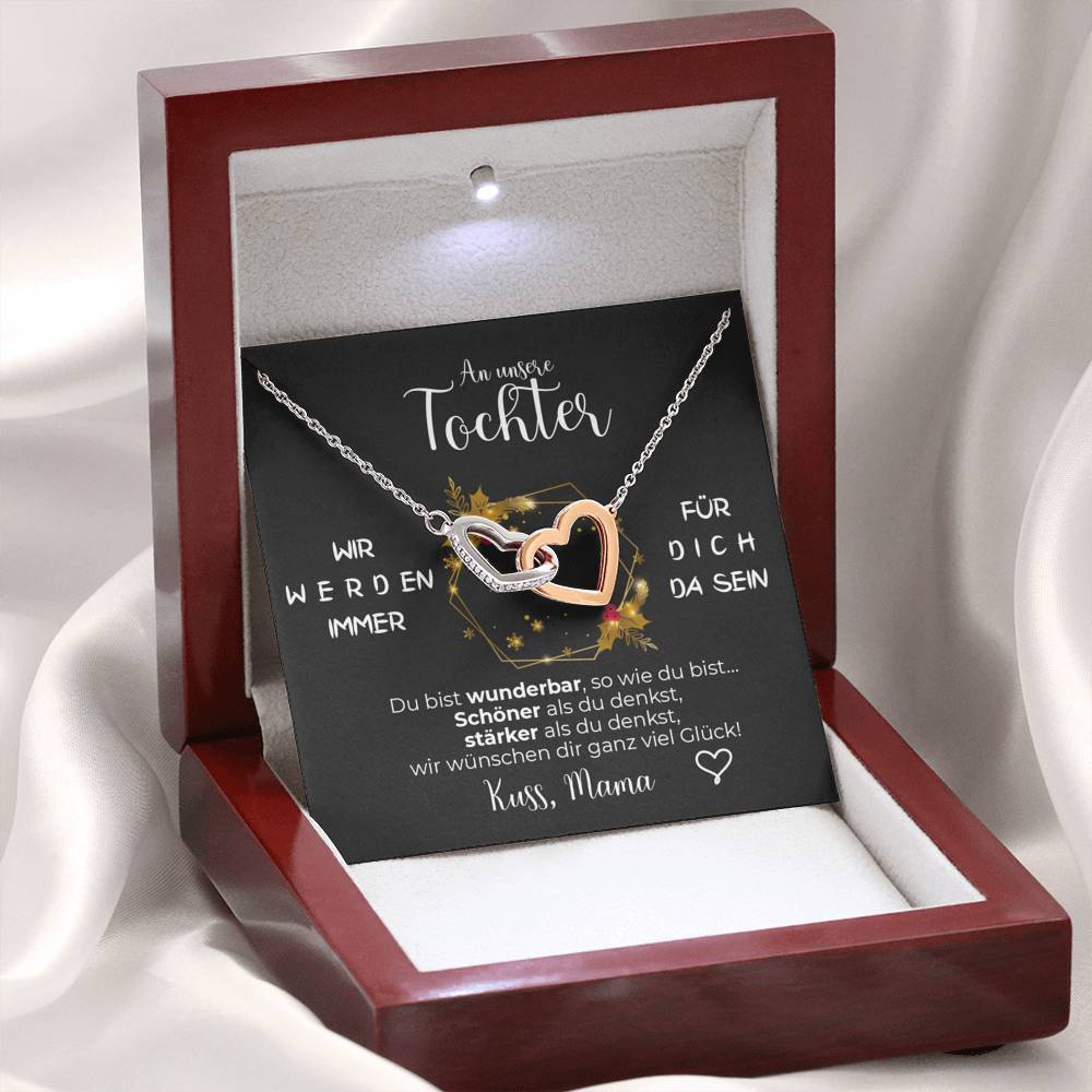 Silber Ausführung Halskette - An meine Tochter von Mama - Weihnachtsgeschenk - Image 6