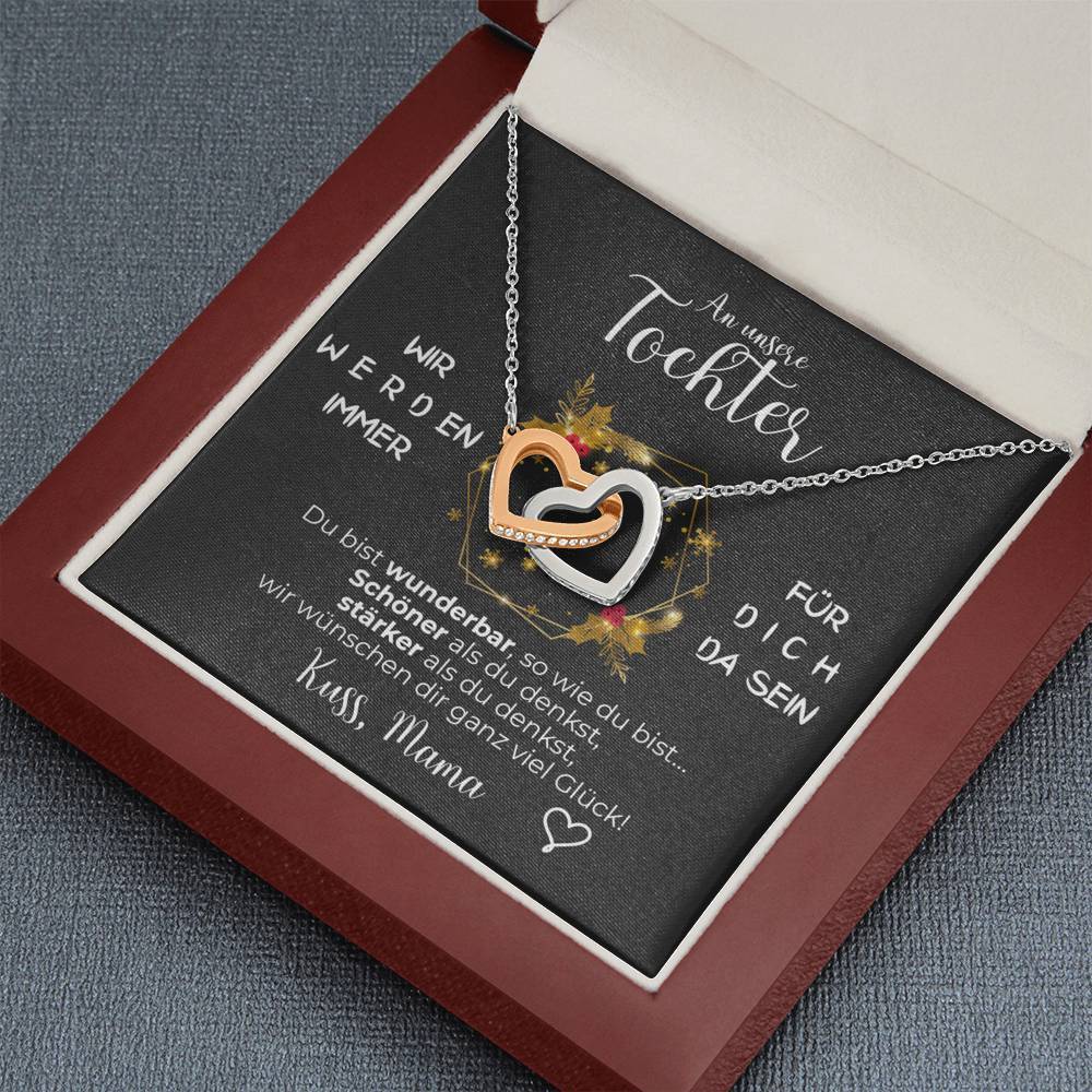 Silber Ausführung Halskette - An meine Tochter von Mama - Weihnachtsgeschenk - Image 9